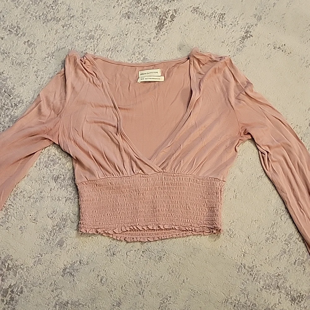Urban Outfitters Bell Sleeve Crop Top